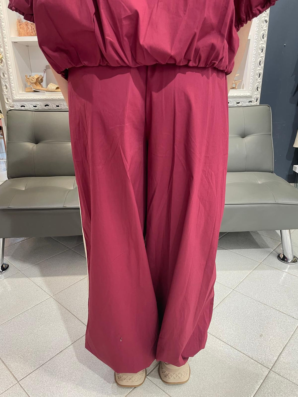 Pantalone LUMINA - Bordeaux