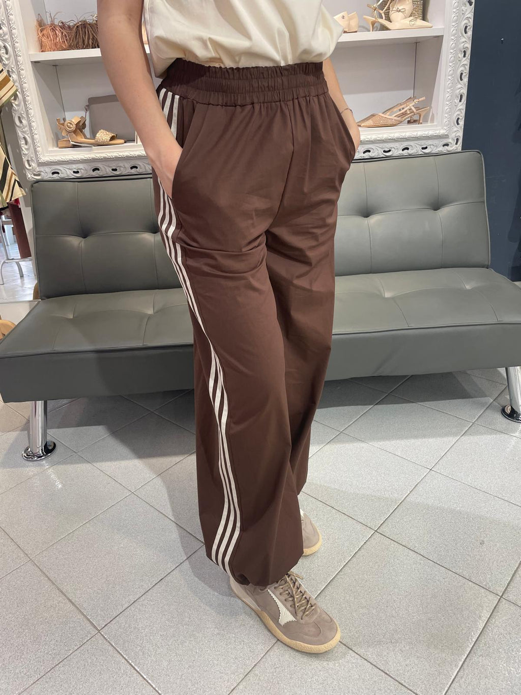 Pantalone LUMINA - Marrone