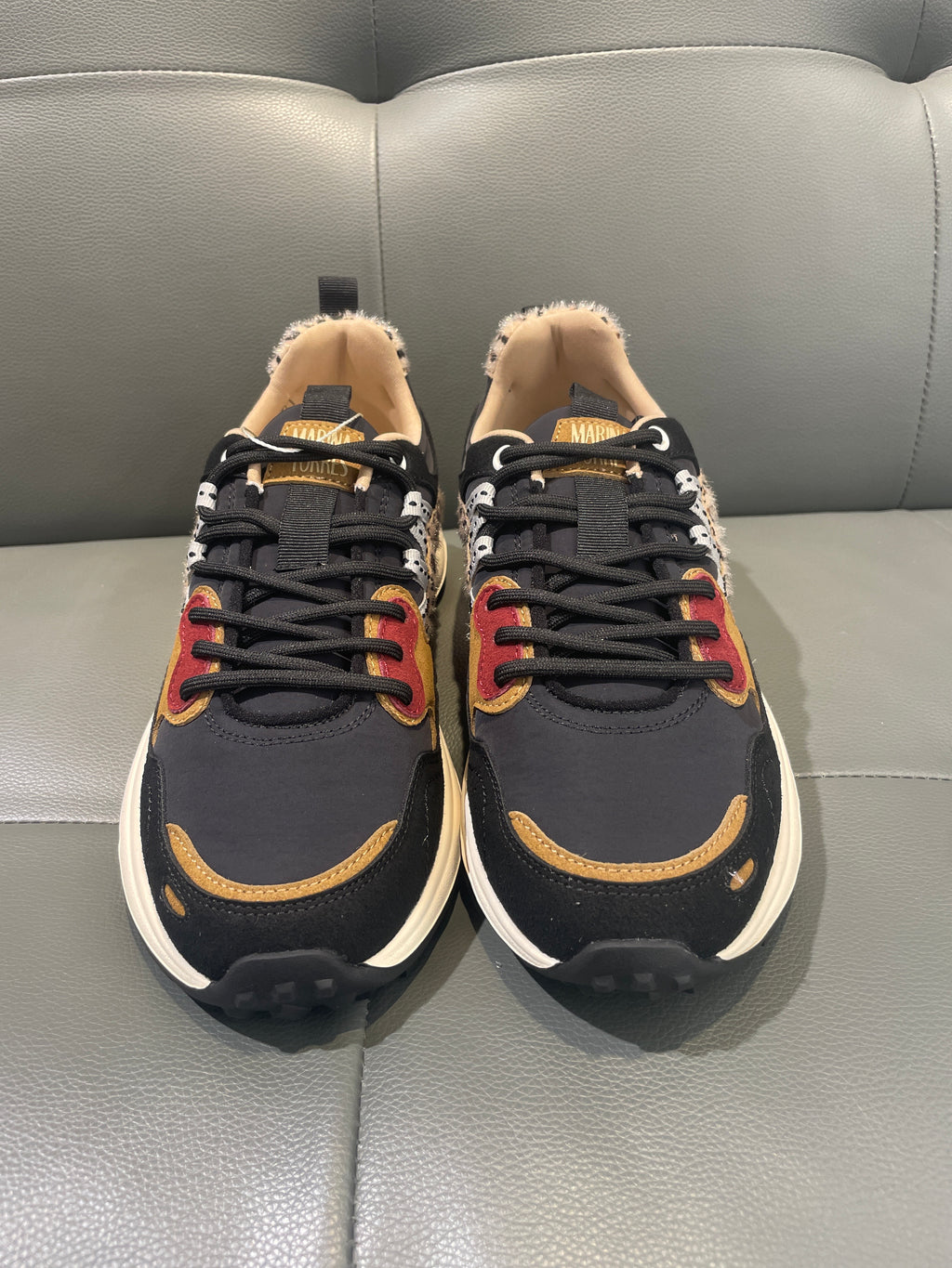 Sneaker - BLACK/LEOPARD