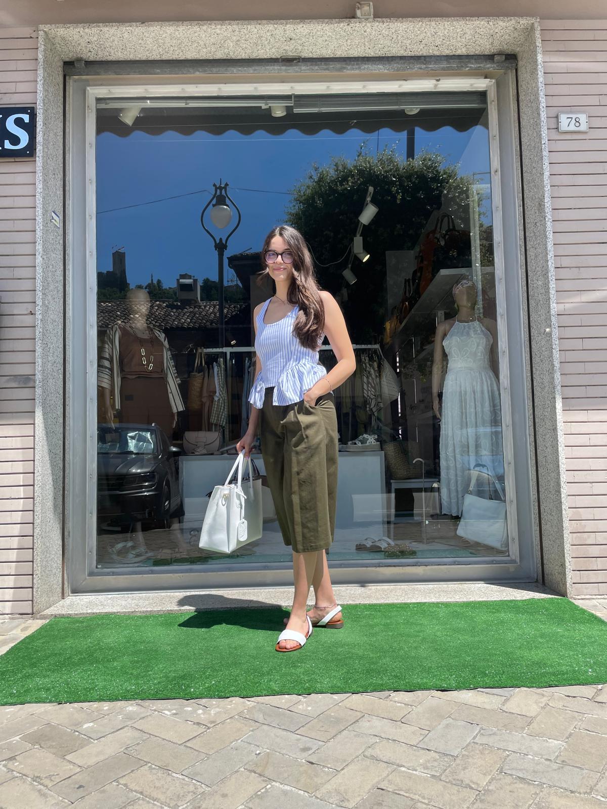Pantalone Bermuda - Verde