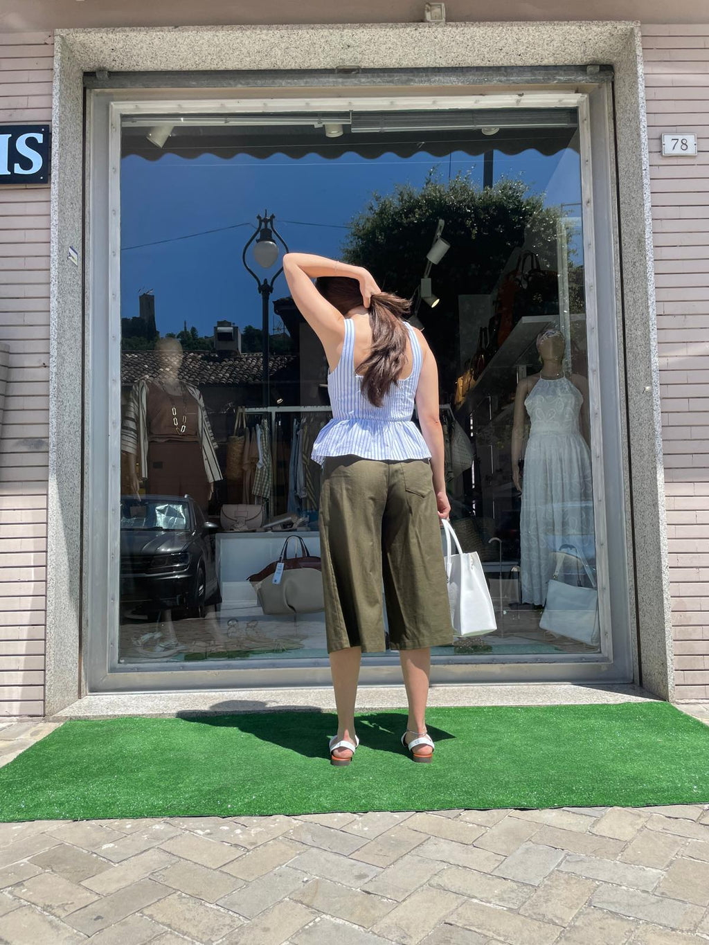 Pantalone Bermuda - Verde
