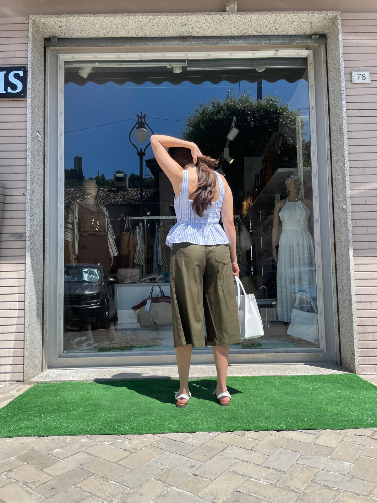 Pantalone Bermuda - Verde